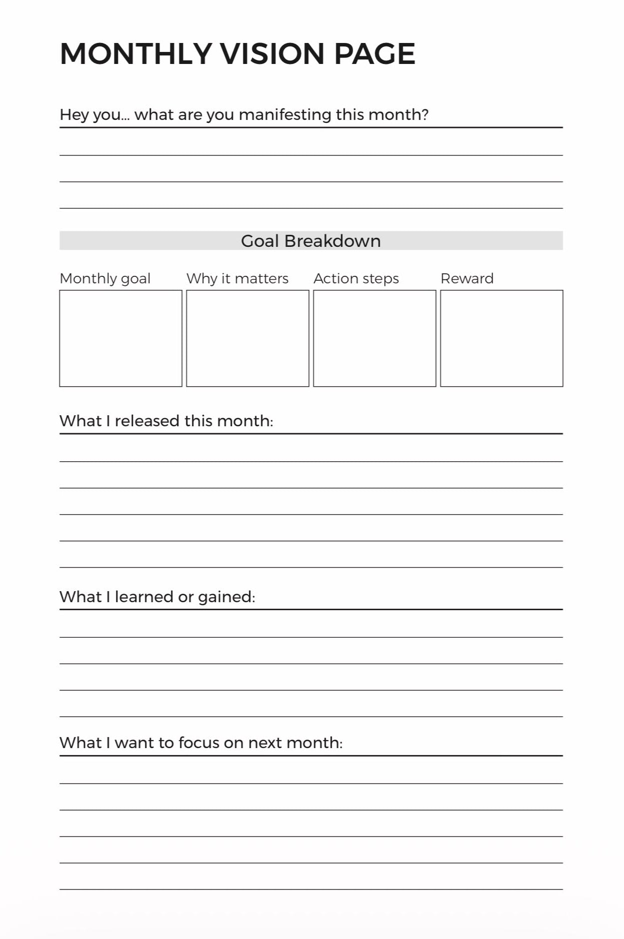 Hey You A Journal for Becoming, Healing and Growing